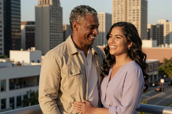 Christopher and Ana - Latin Hiwr success story couple from Georgia and Colombia